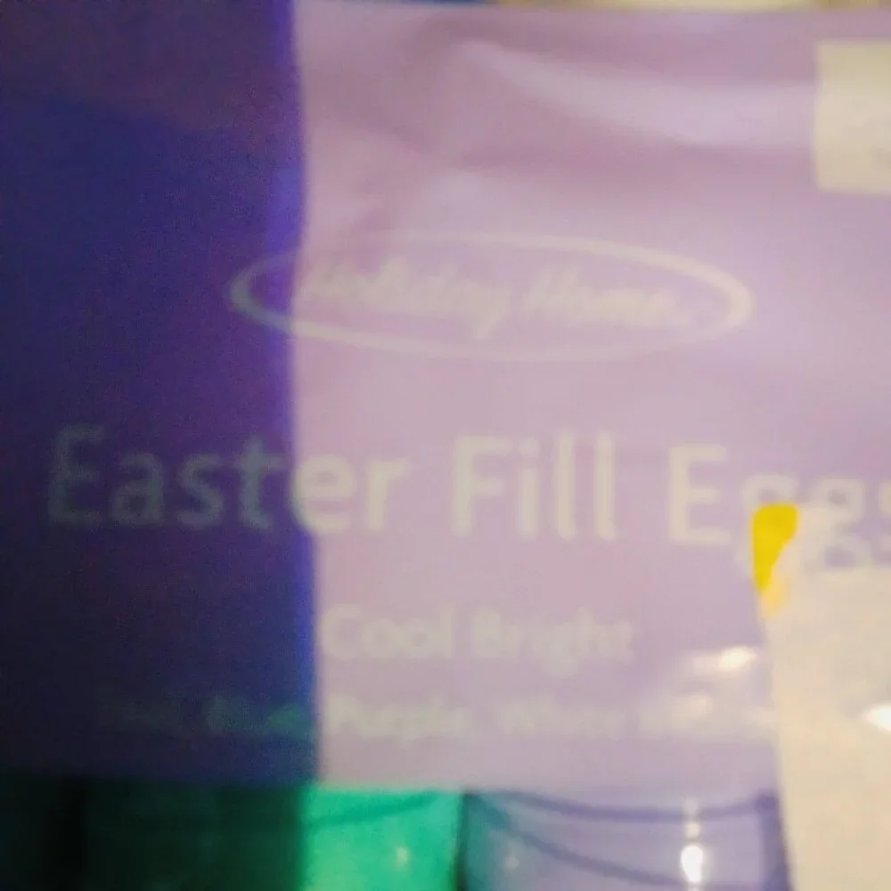 Easter Fill Eggs Hinged Cool Bright Colors Plastic Party Favor 24 Ct pack